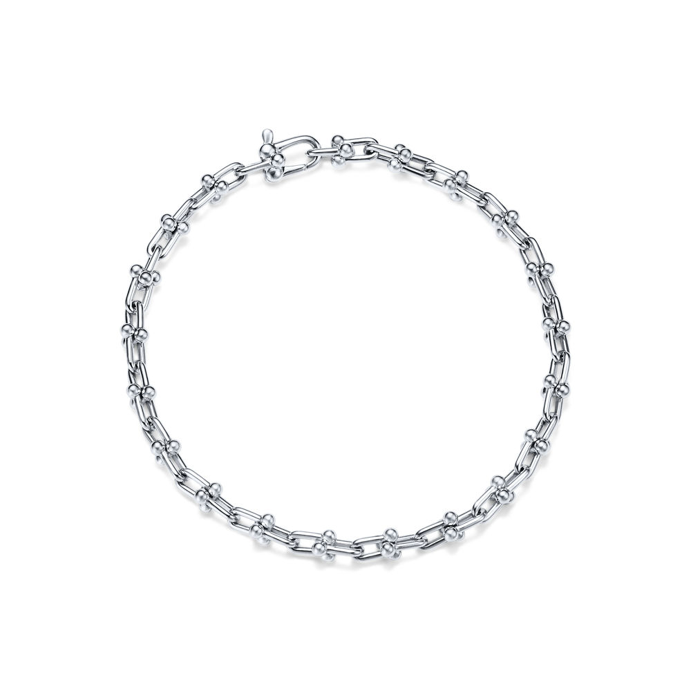 Bracelet Jonc Maillons Acier Raffiné