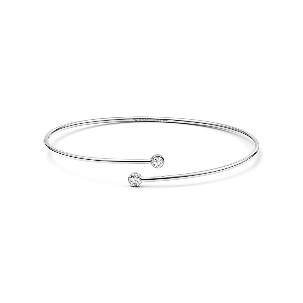 Bracelet Charm Jonc Élégant Brillant