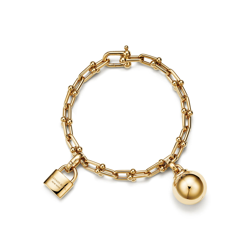 Bracelet Charm Maillons Acier Brillant