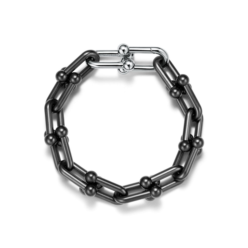 Bracelet Maillons Acier Moderne