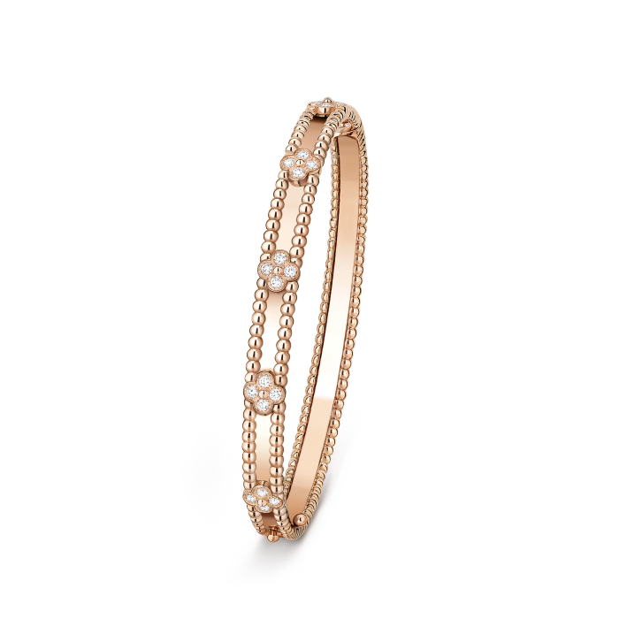 Bracelet Manchette Trèfle Porte-Bonheur Raffiné